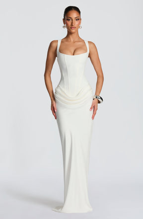 Cornelia Maxi Dress - Ivory Ryvelle