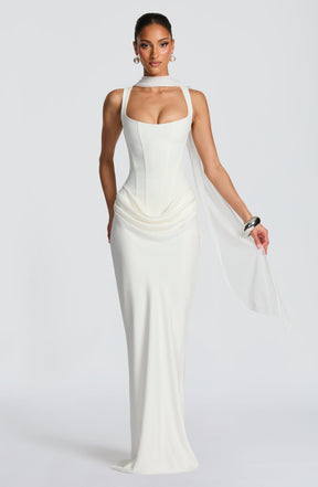 Cornelia Maxi Dress - Ivory Ryvelle