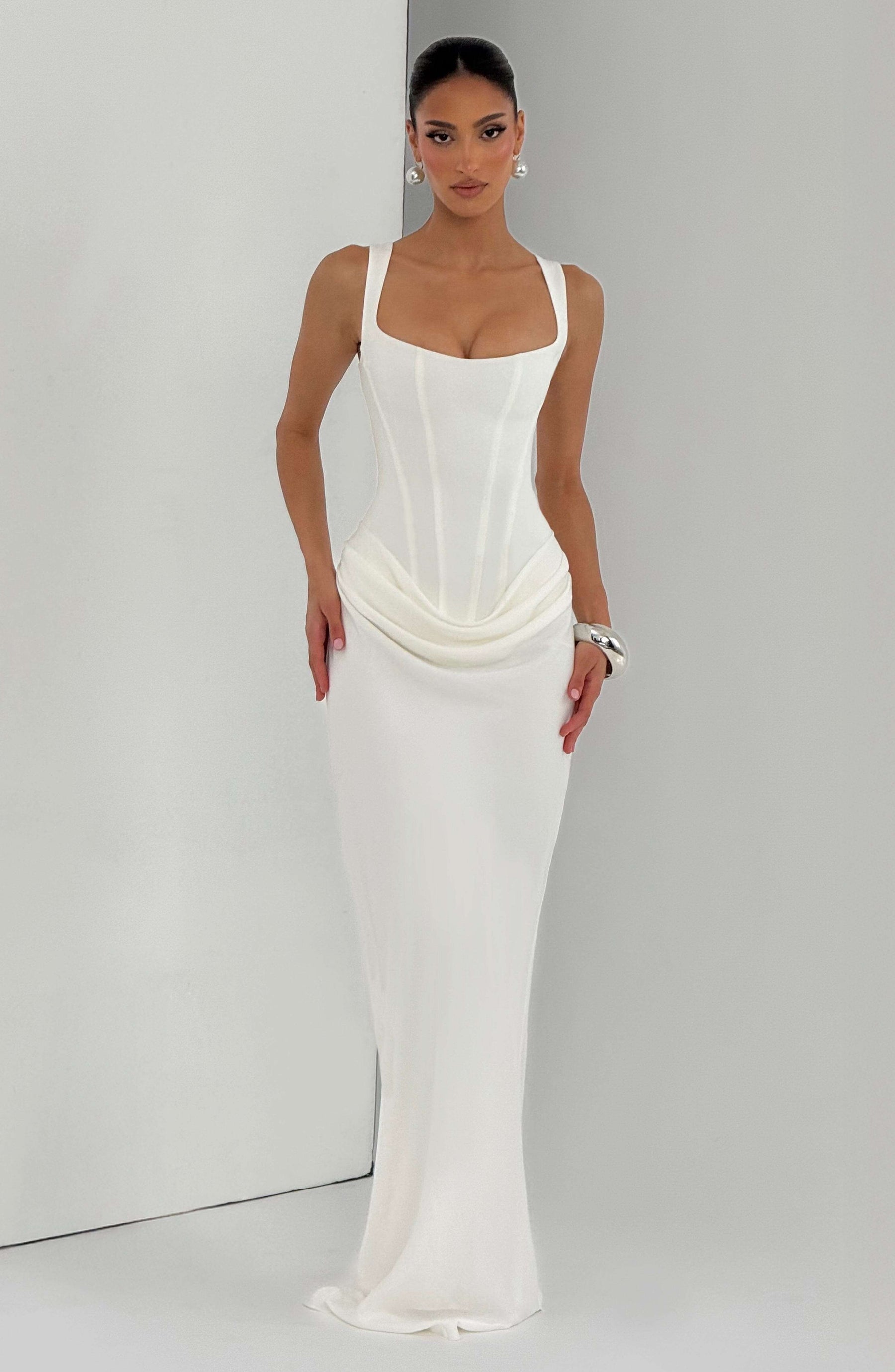 Cornelia Maxi Dress - Ivory Ryvelle