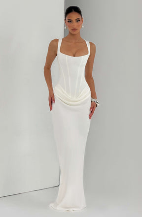Cornelia Maxi Dress - Ivory Ryvelle