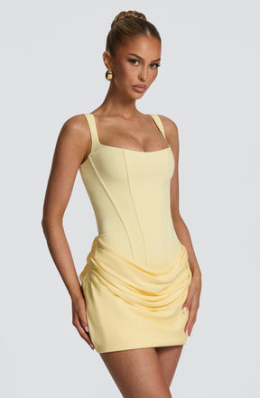 Cornelia Minikleid – Zitrone