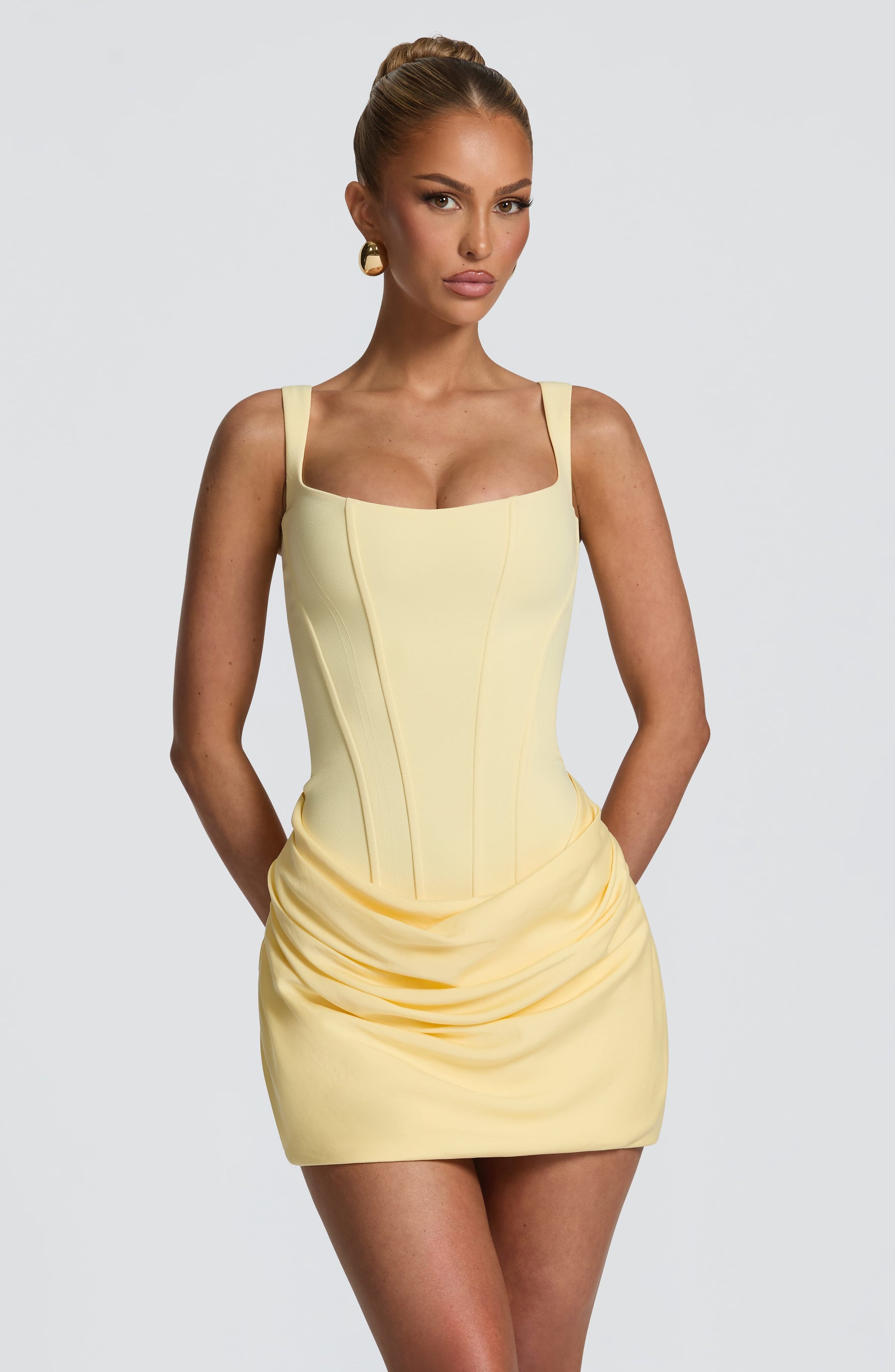 Cornelia Minikleid – Zitrone