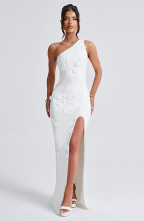 Cynthia Maxikleid – Elfenbein