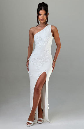 Cynthia Maxikleid – Elfenbein