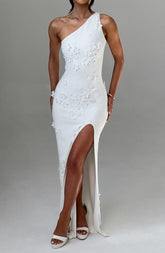 Cynthia Maxikleid – Elfenbein
