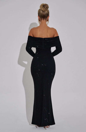 Cyprus Maxi Dress - Black Ryvelle