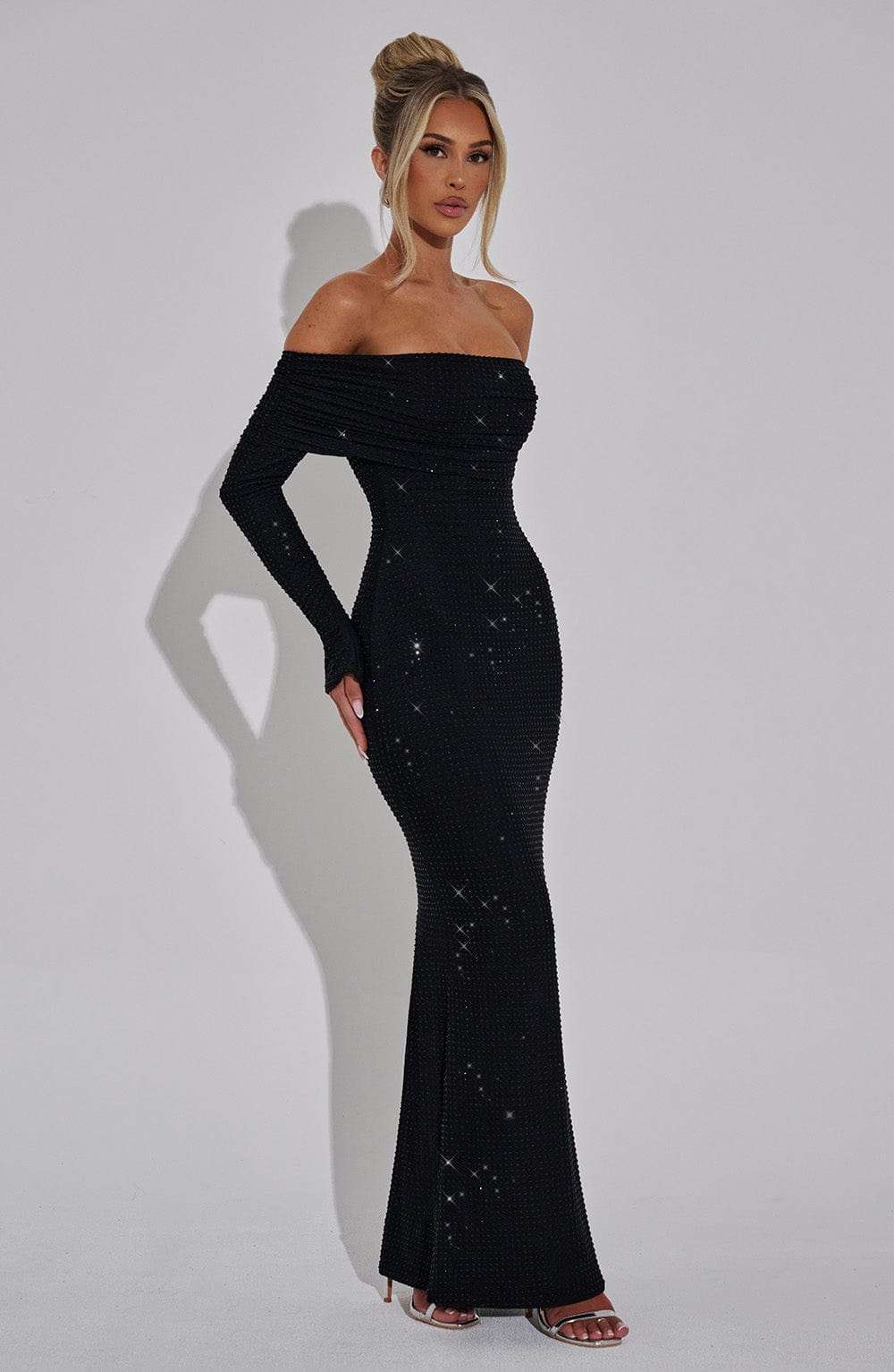 Cyprus Maxi Dress - Black Ryvelle