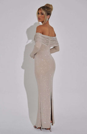 Cyprus Maxi Dress - Nude Ryvelle