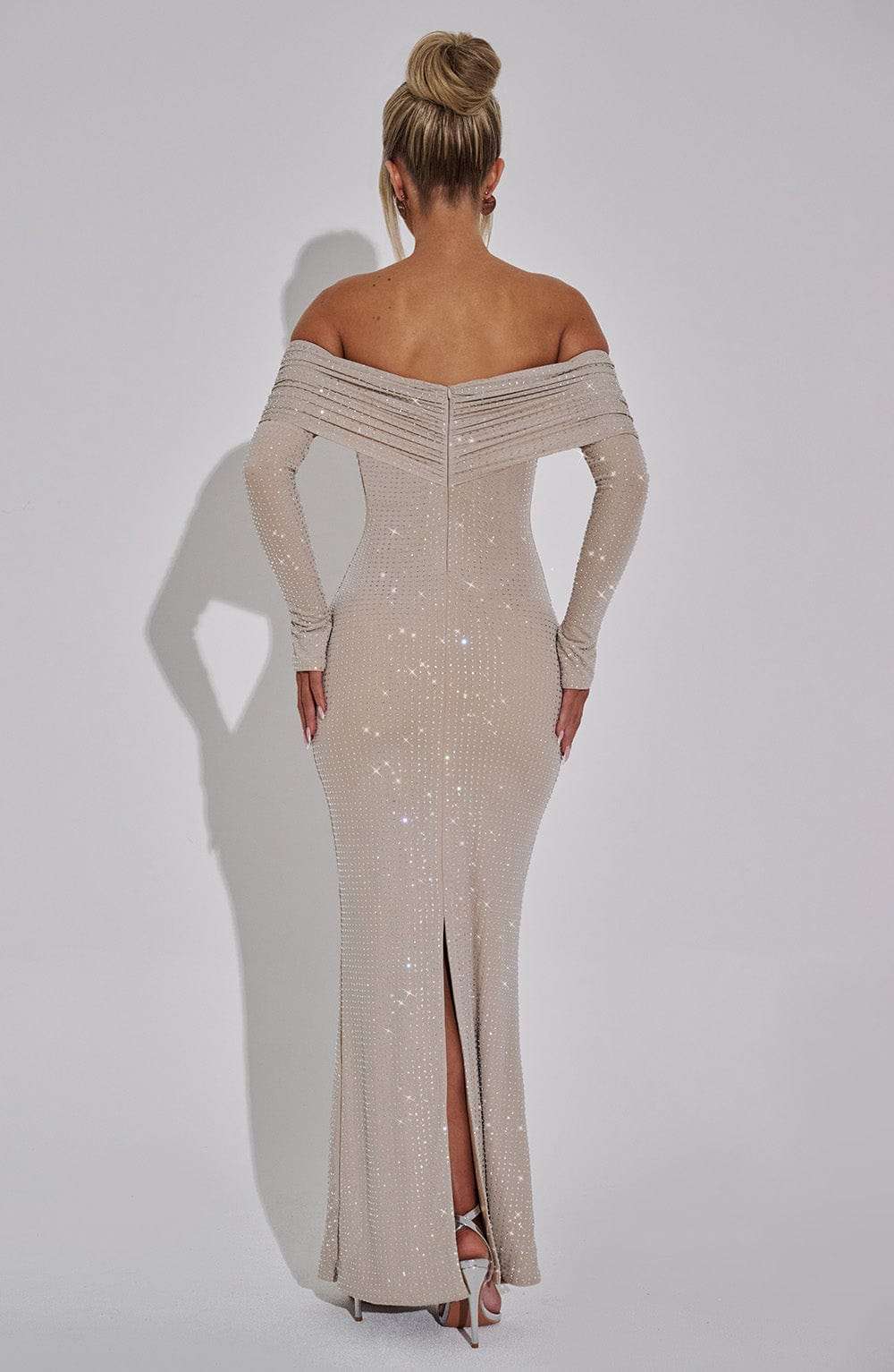 Cyprus Maxi Dress - Nude Ryvelle