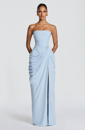 Cyra Maxi Dress - Glacier Blue Ryvelle