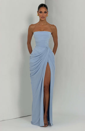 Cyra Maxi Dress - Glacier Blue Ryvelle