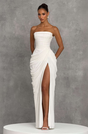Cyra Maxi Dress - Ivory Ryvelle