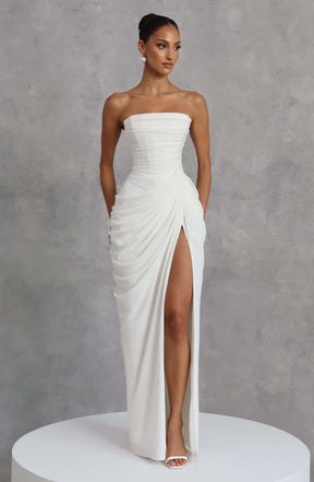 Cyra Maxi Dress - Ivory Ryvelle
