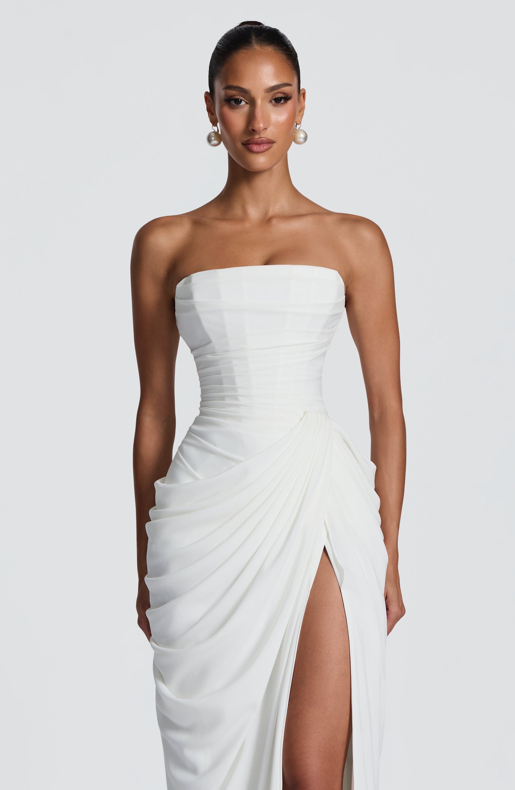 Cyra Maxi Dress - Ivory Ryvelle