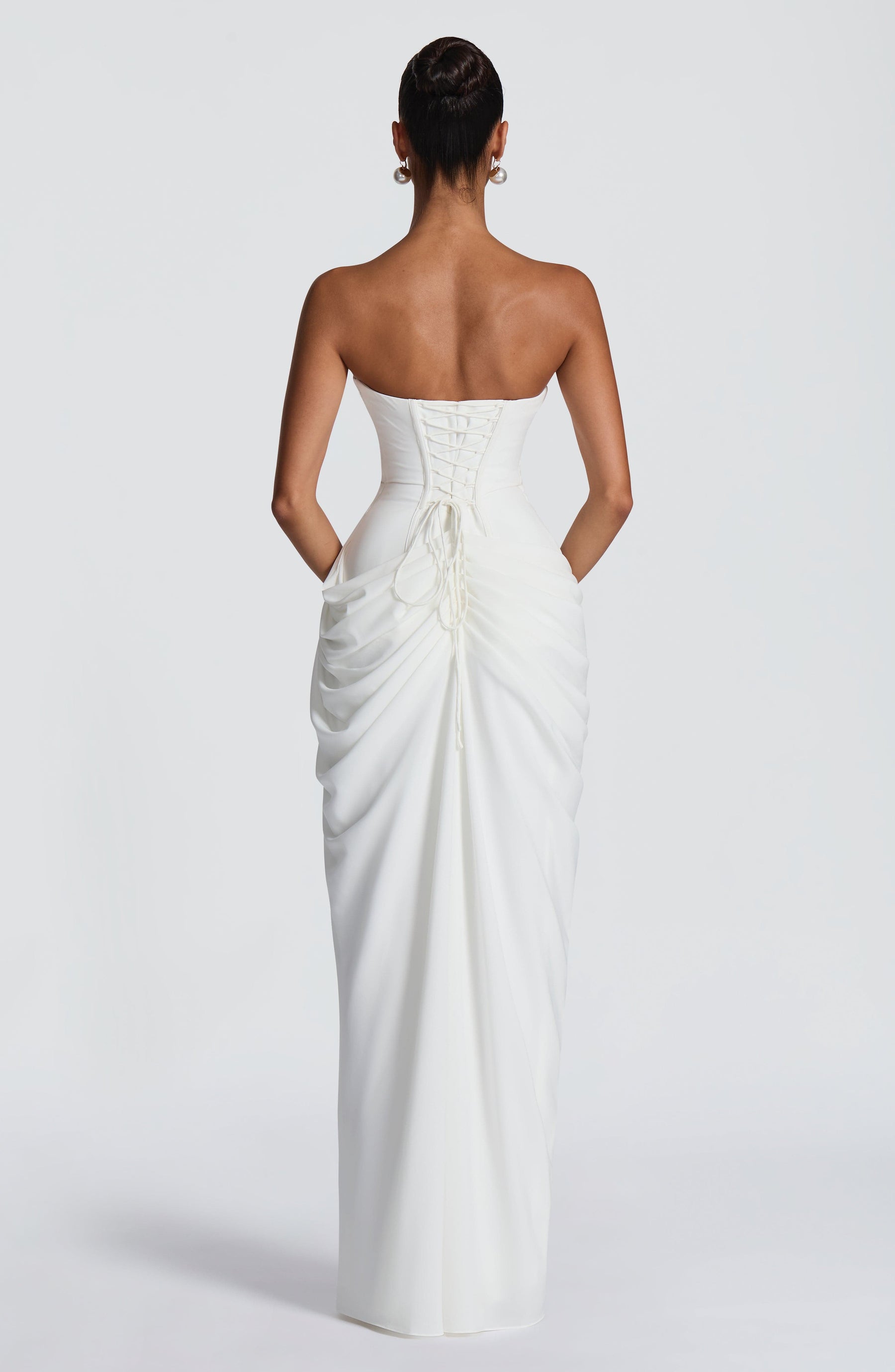 Cyra Maxi Dress - Ivory Ryvelle