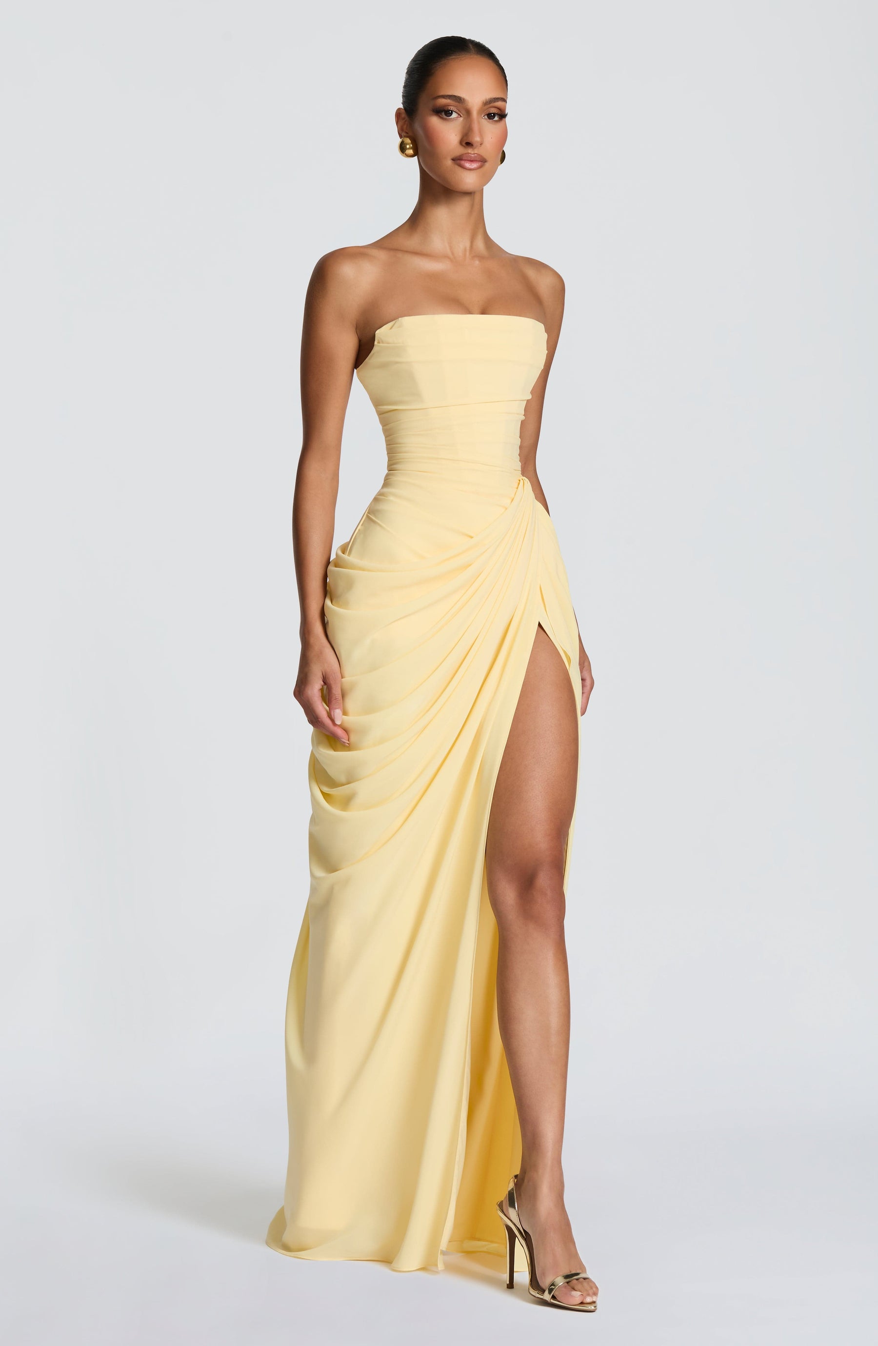 Cyra Maxi Dress - Lemon Ryvelle