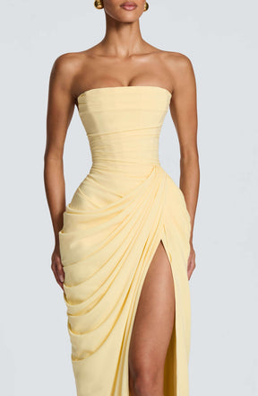 Cyra Maxi Dress - Lemon Ryvelle