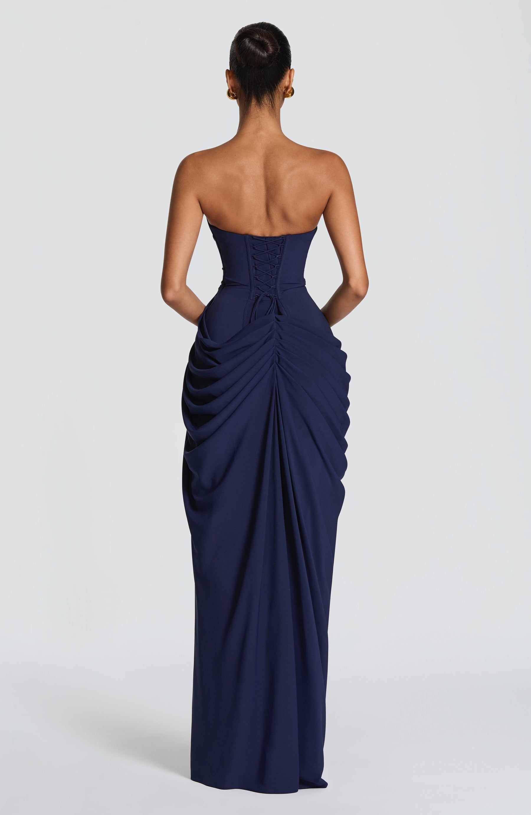 Cyra Maxi Dress - Navy Ryvelle