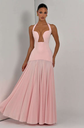Cyrene Maxi Dress - Blush Ryvelle
