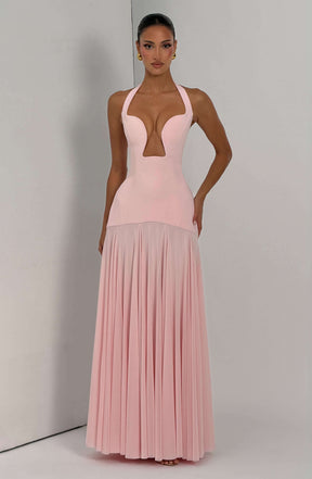 Cyrene Maxi Dress - Blush Ryvelle