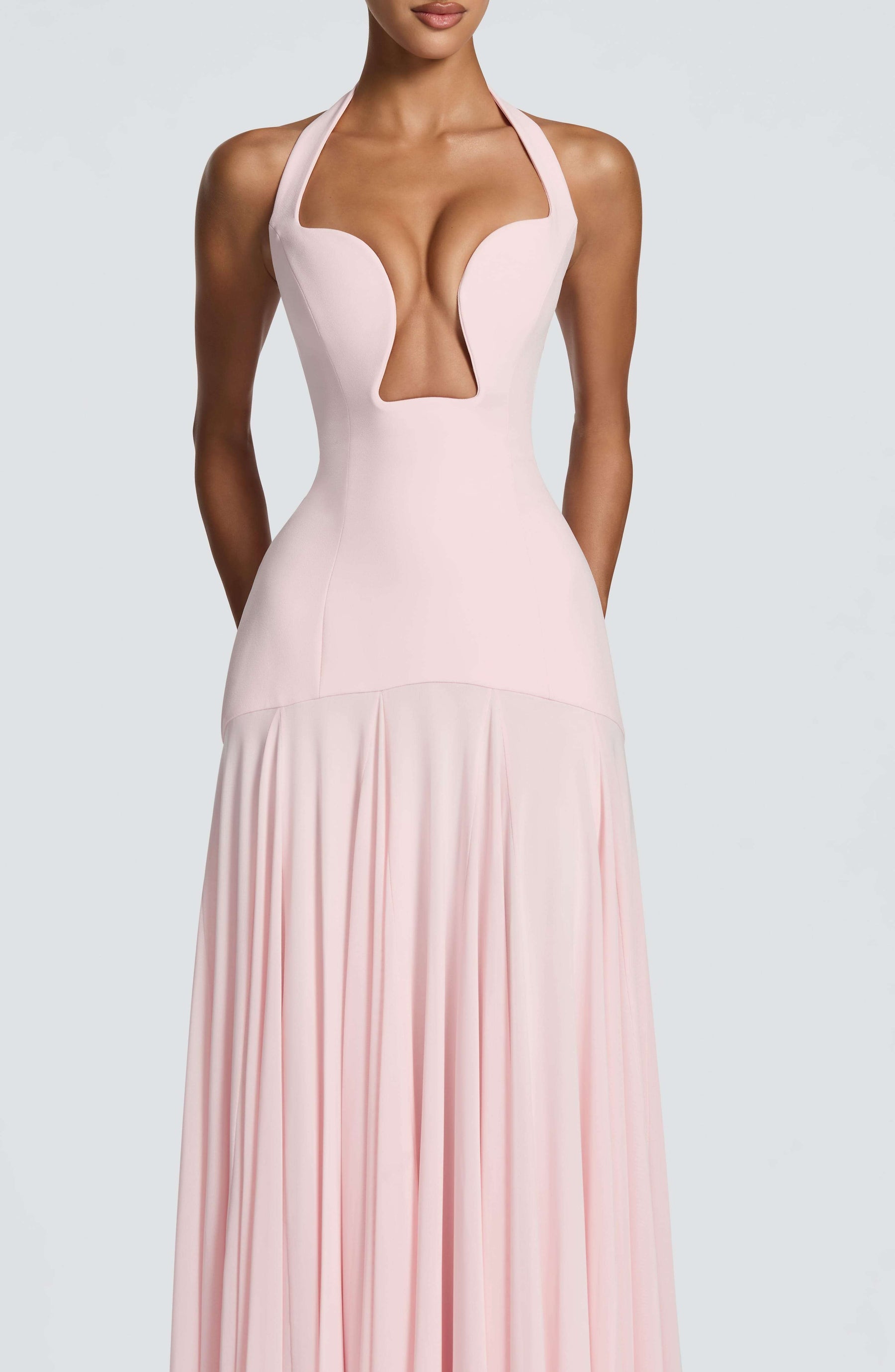 Cyrene Maxi Dress - Blush Ryvelle