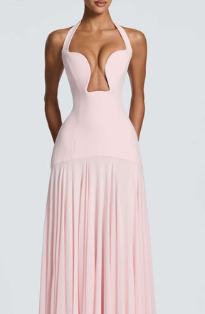 Cyrene Maxi Dress - Blush Ryvelle