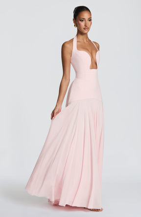 Cyrene Maxi Dress - Blush Ryvelle