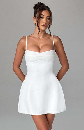 Dakota Mini Dress - Ivory Ryvelle