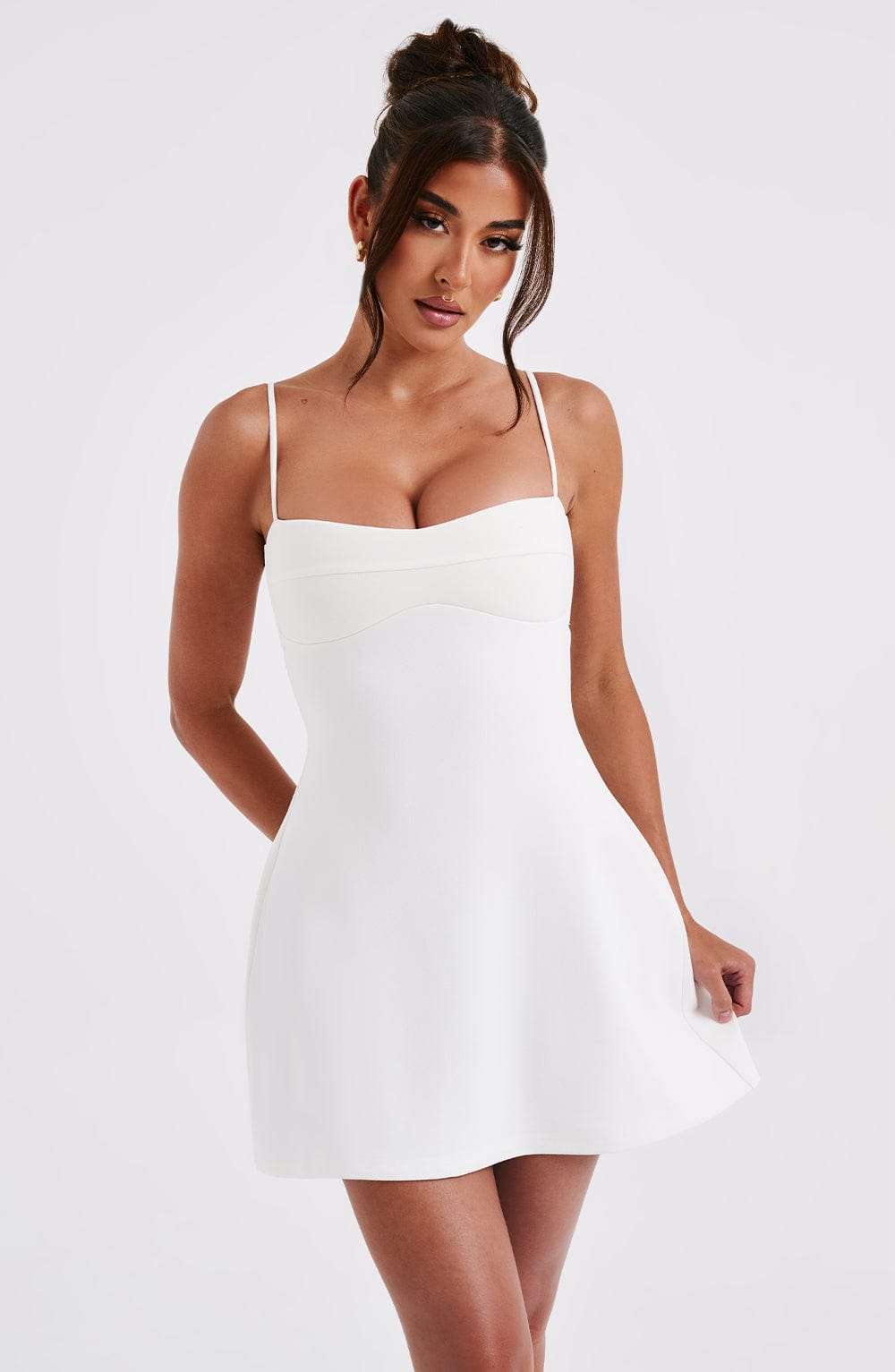 Dakota Mini Dress - Ivory Ryvelle