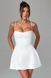 Dakota Mini Dress - Ivory Ryvelle