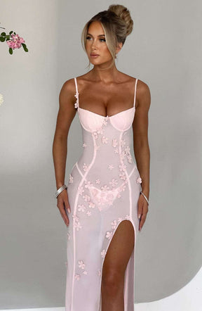 Dalary Maxi Dress - Blush Ryvelle