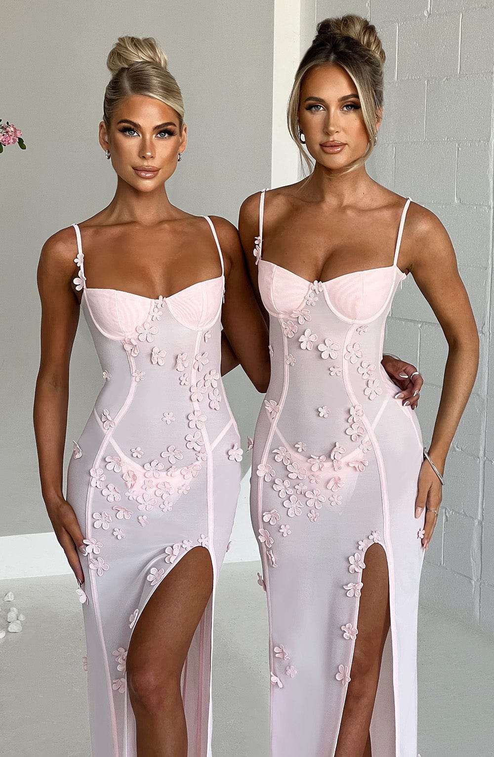 Dalary Maxi Dress - Blush Ryvelle