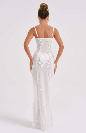 Dalary Maxi Dress - Ivory Ryvelle