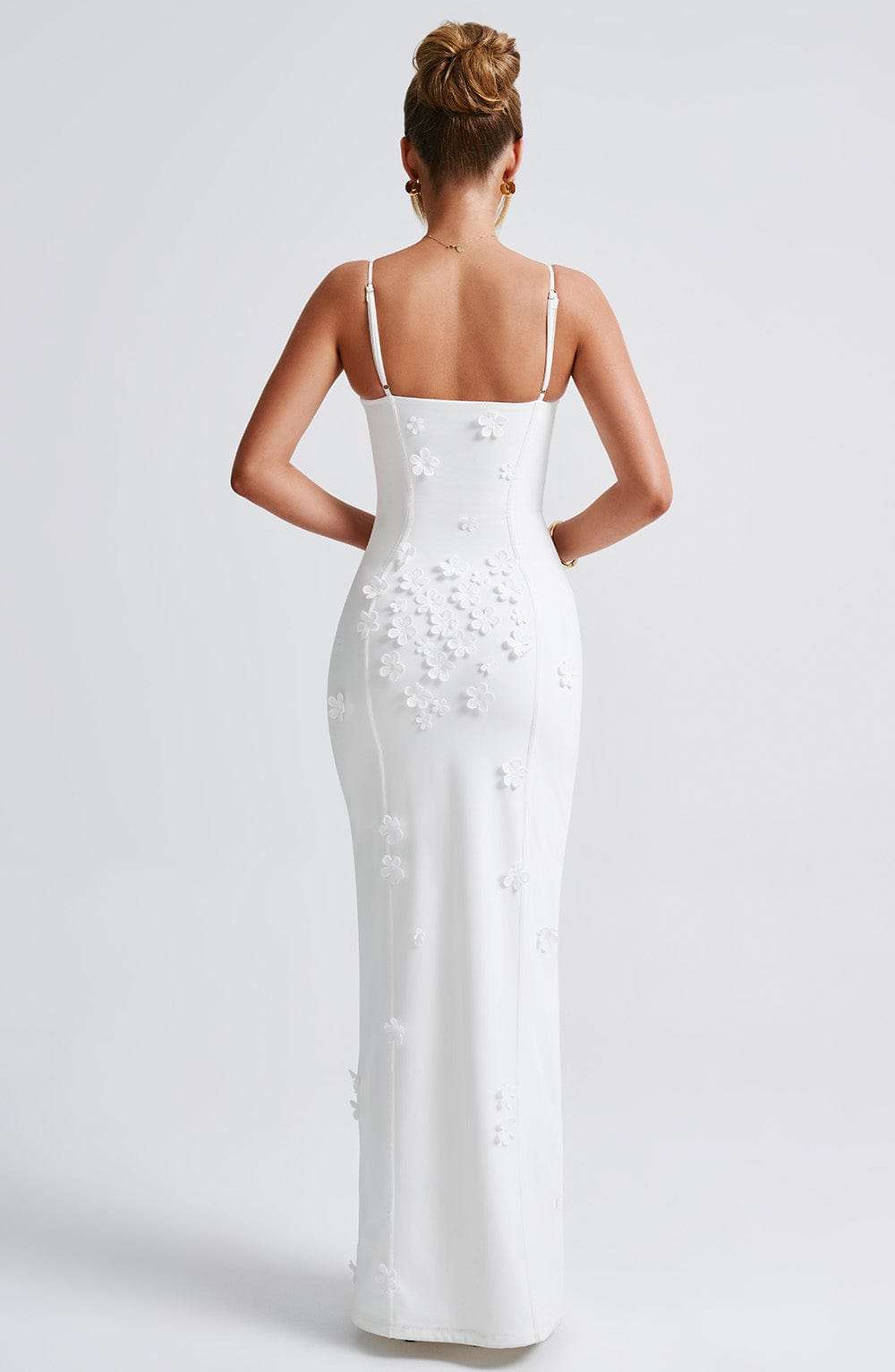 Dalary Maxi Dress - Ivory Lined Ryvelle
