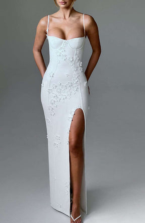 Dalary Maxi Dress - Ivory Lined Ryvelle