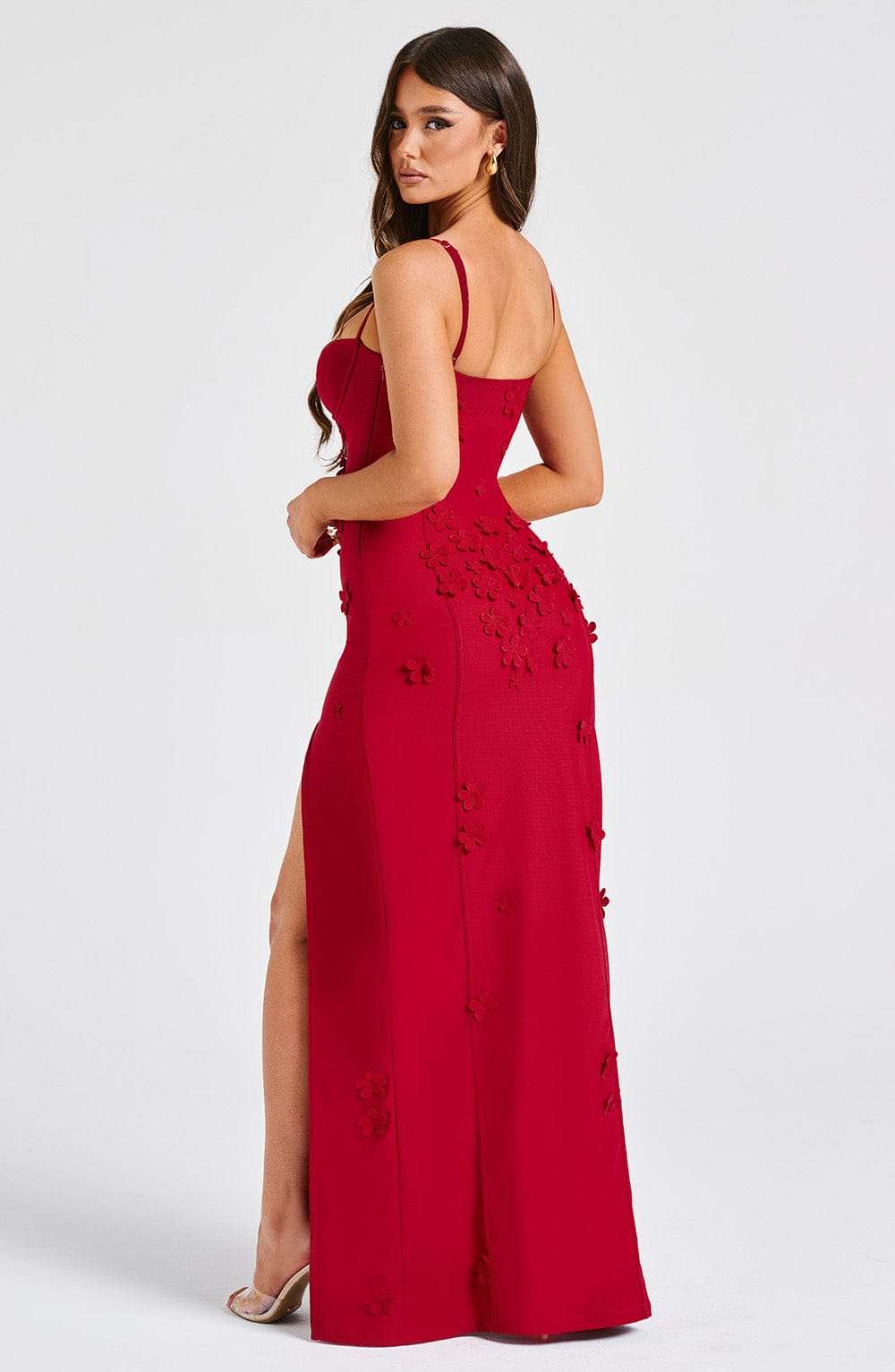 Dalary Maxi Dress - Red Lined Ryvelle