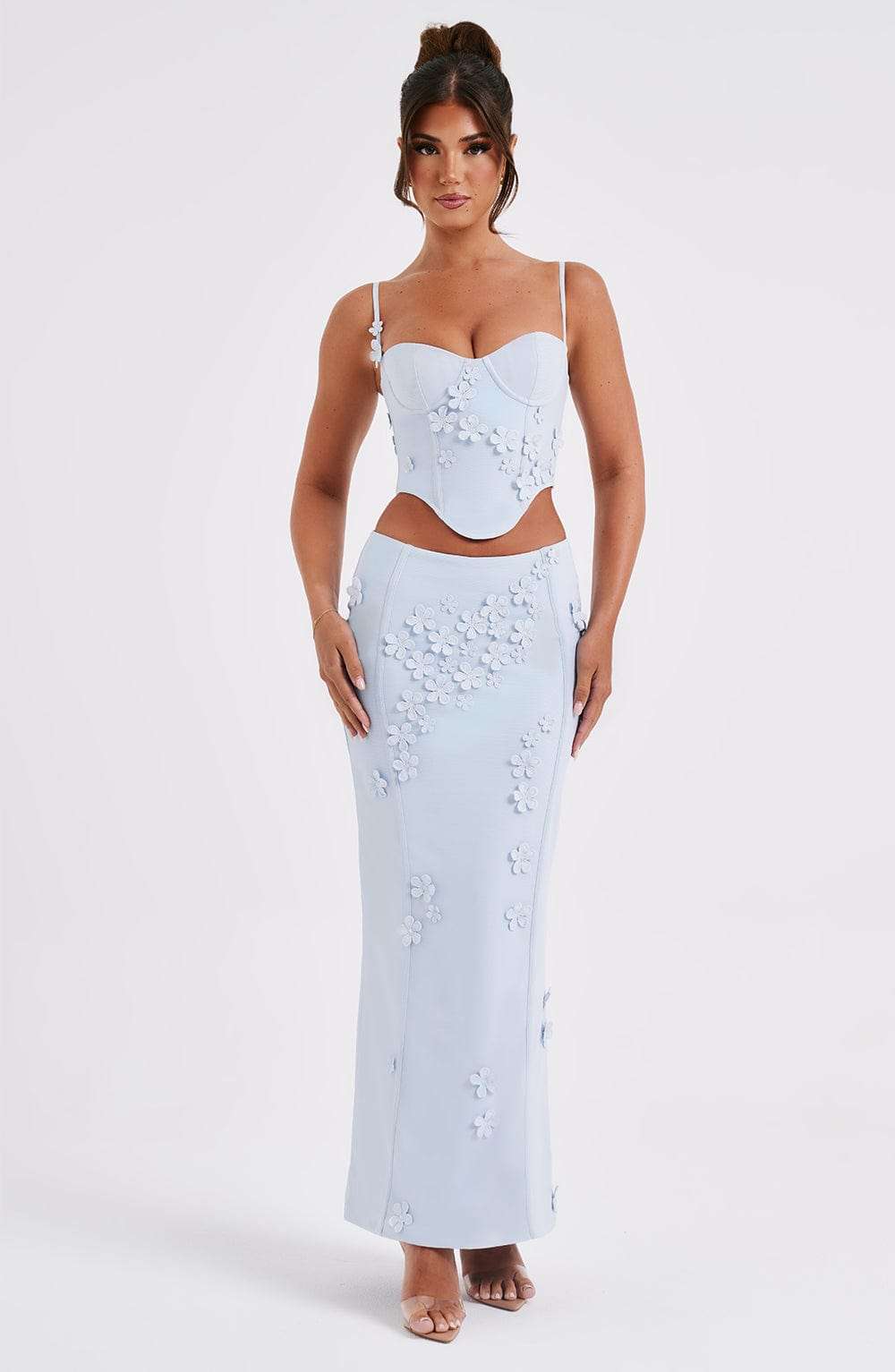 Dalary Maxi Skirt - Blue Ryvelle
