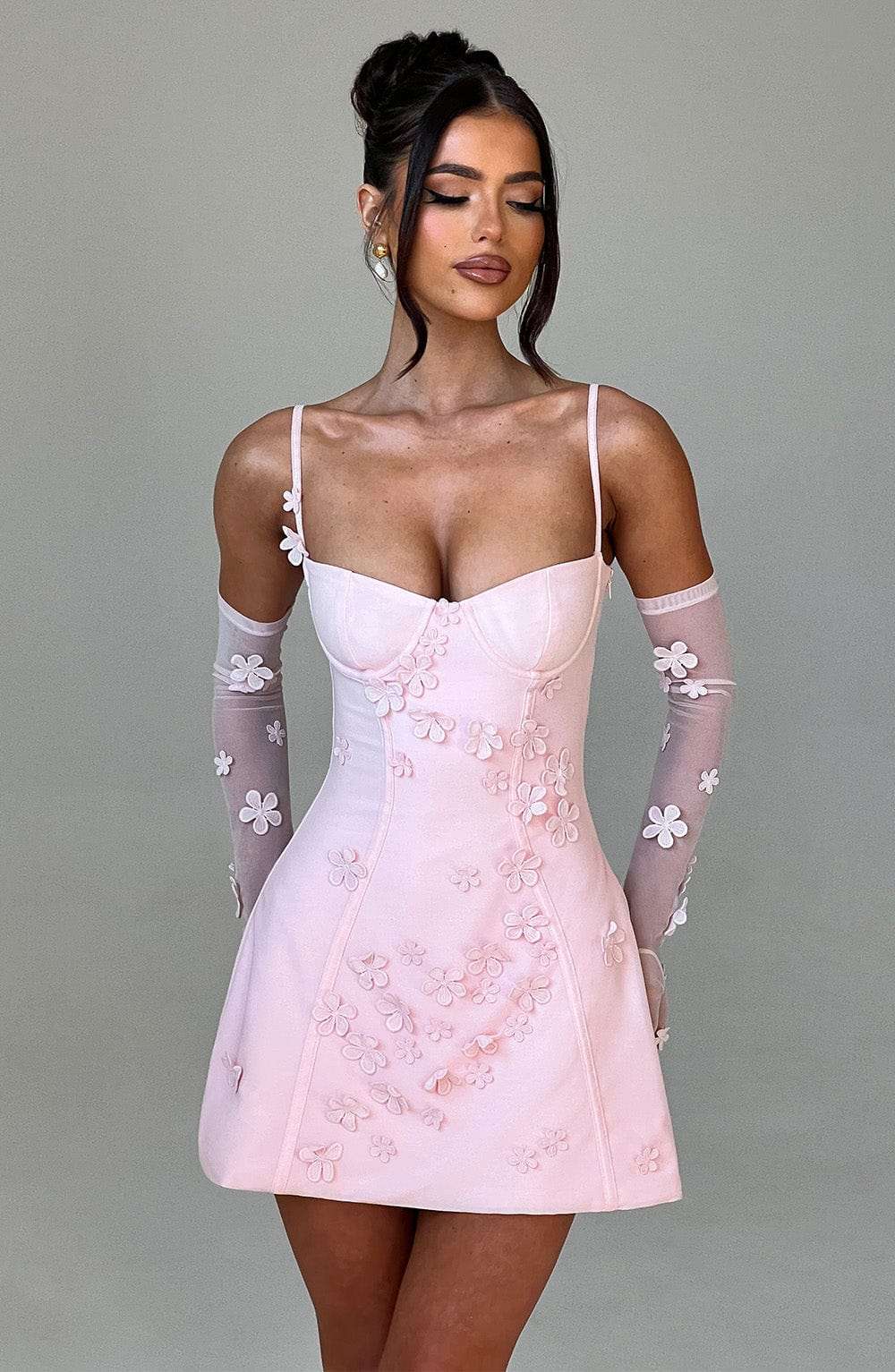 Dalary Mini Dress - Blush Ryvelle