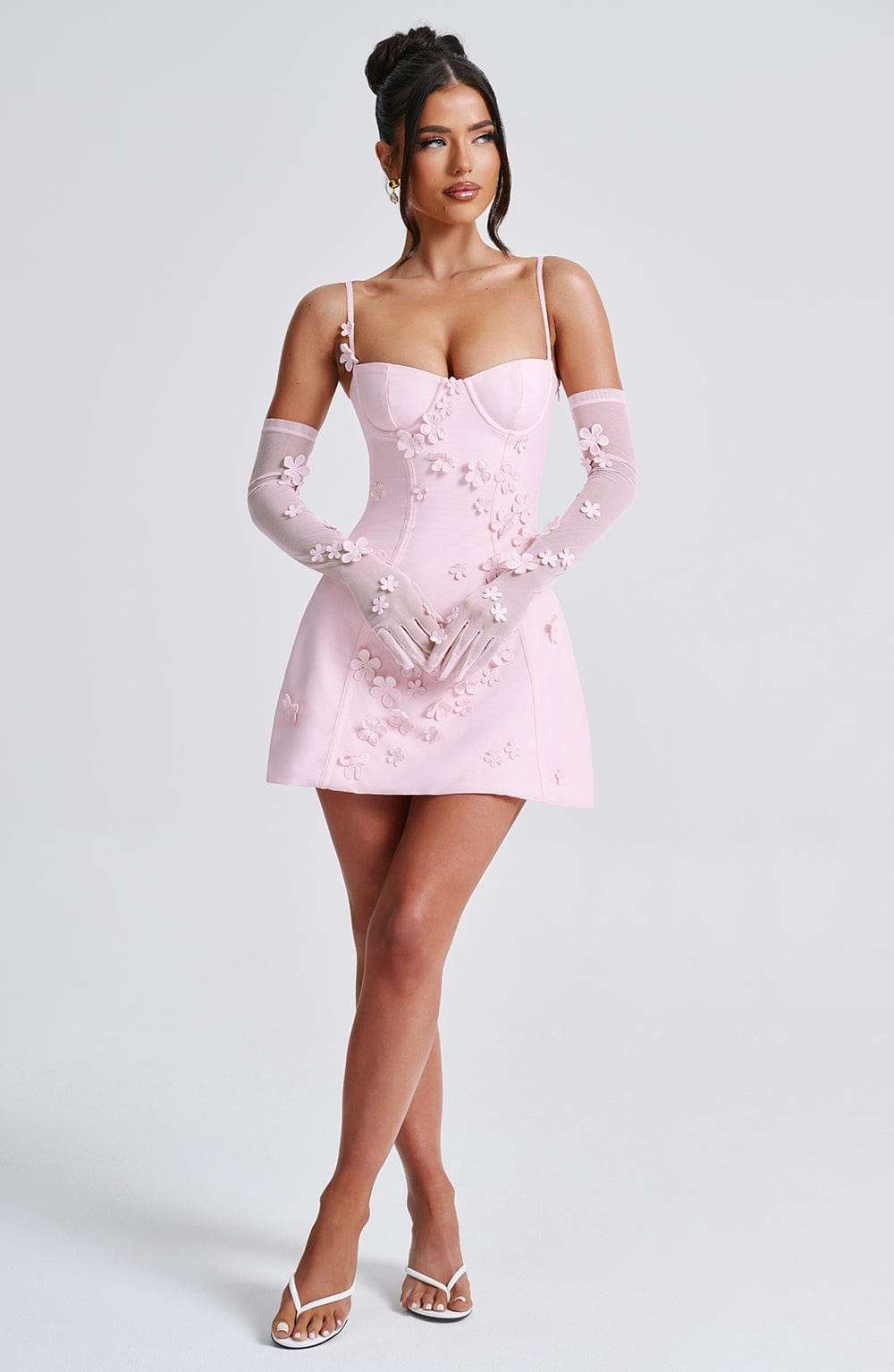 Dalary Mini Dress - Blush Ryvelle