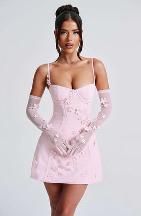 Dalary Mini Dress - Blush Ryvelle