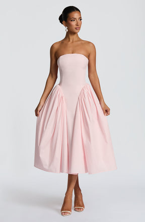 Darla Midi Dress - Blush Ryvelle