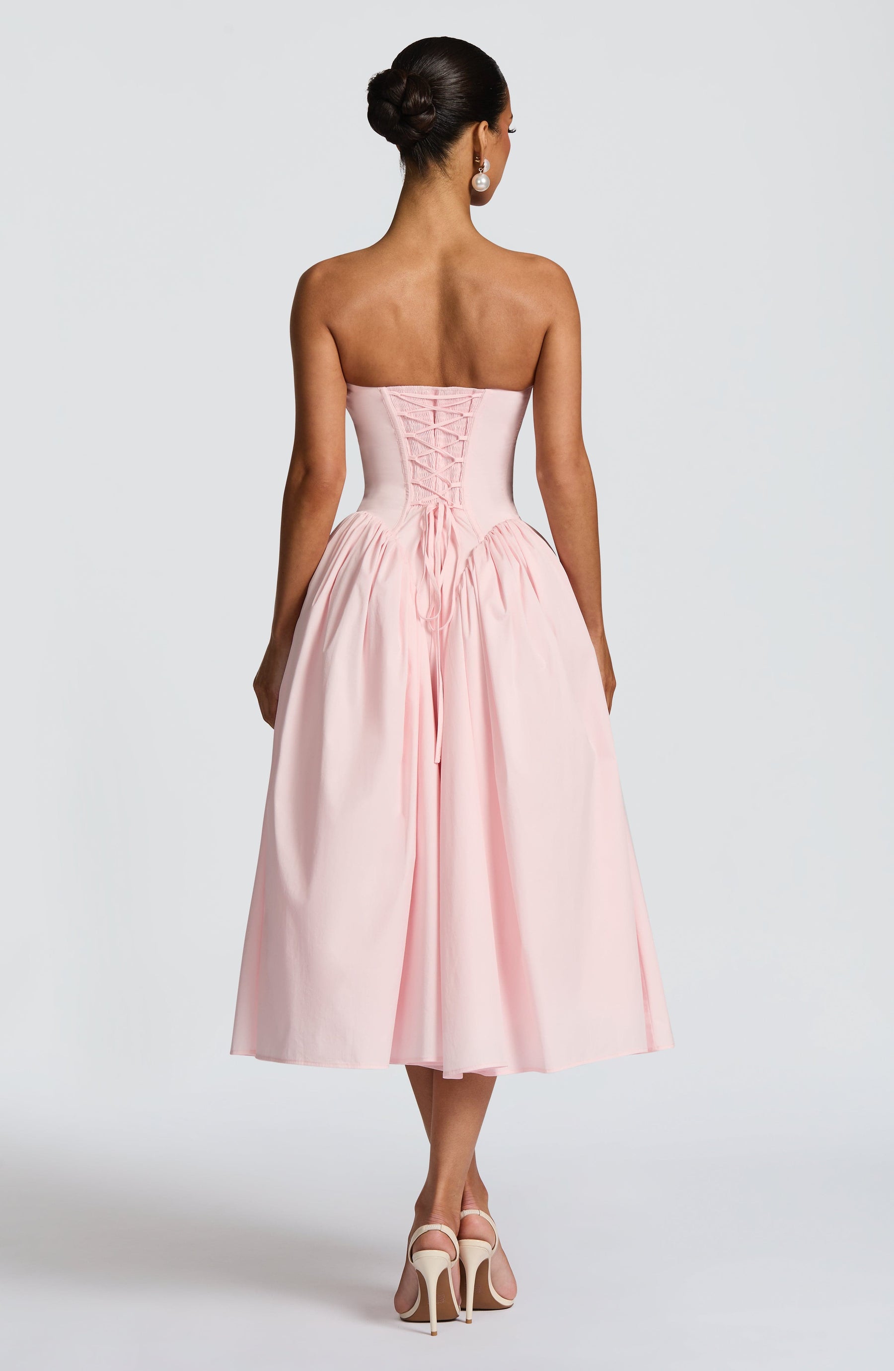 Darla Midi Dress - Blush Ryvelle