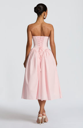 Darla Midi Dress - Blush Ryvelle