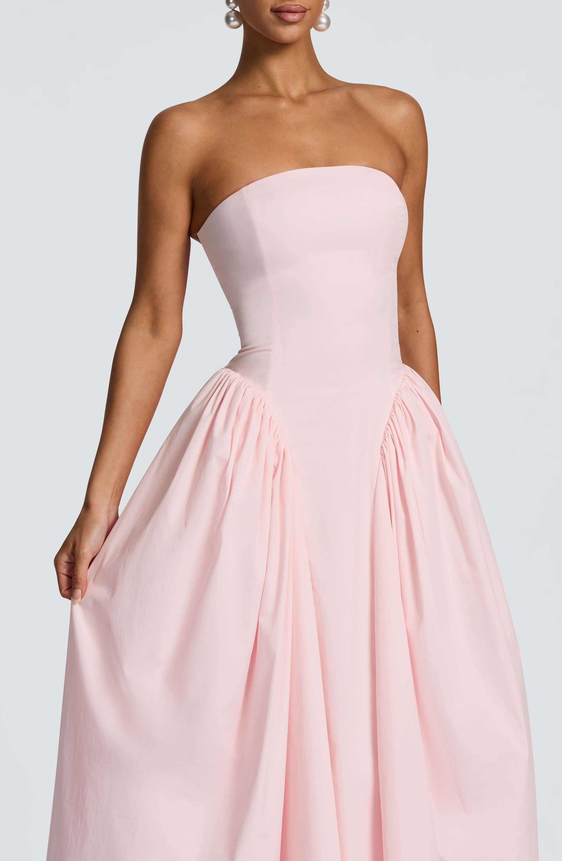 Darla Midi Dress - Blush Ryvelle
