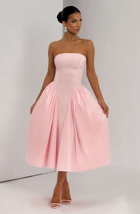Darla Midi Dress - Blush Ryvelle