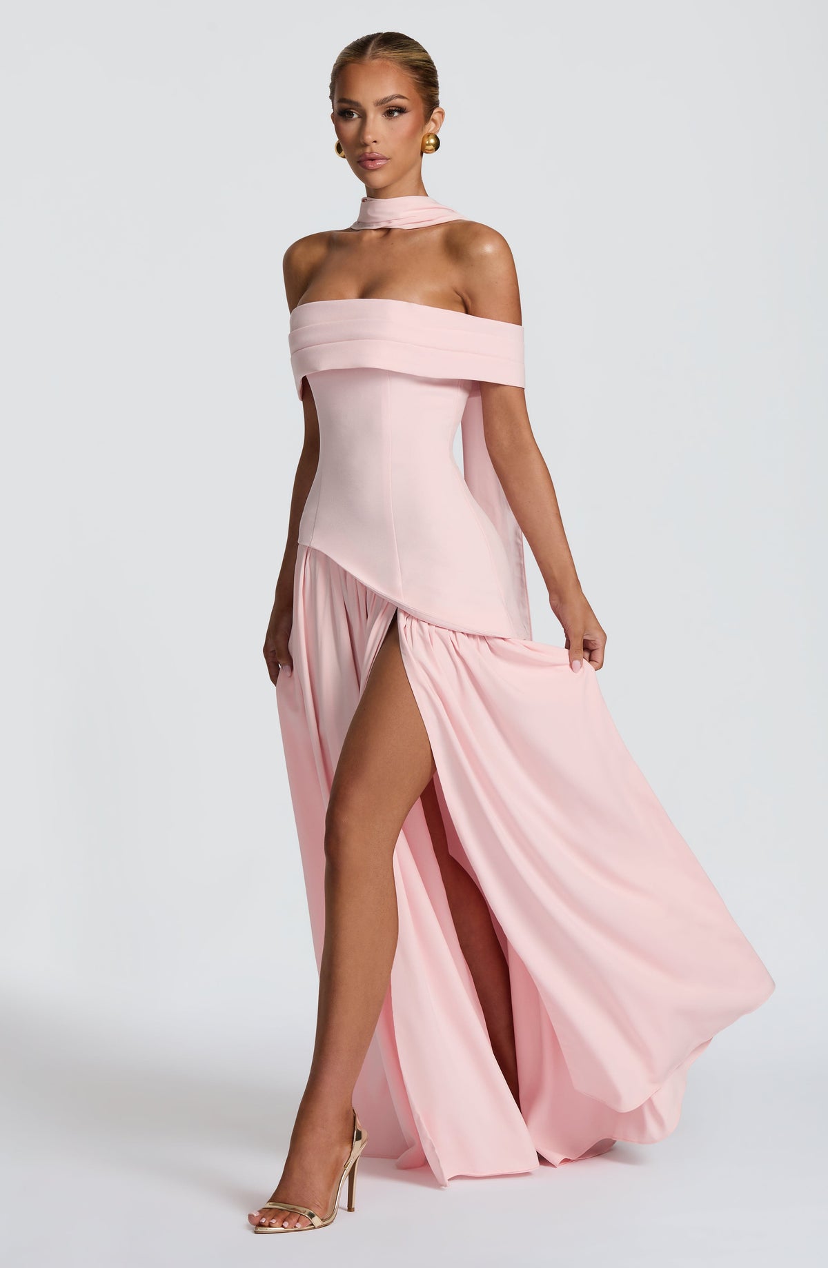 Delilah Maxi Dress - Blush Ryvelle
