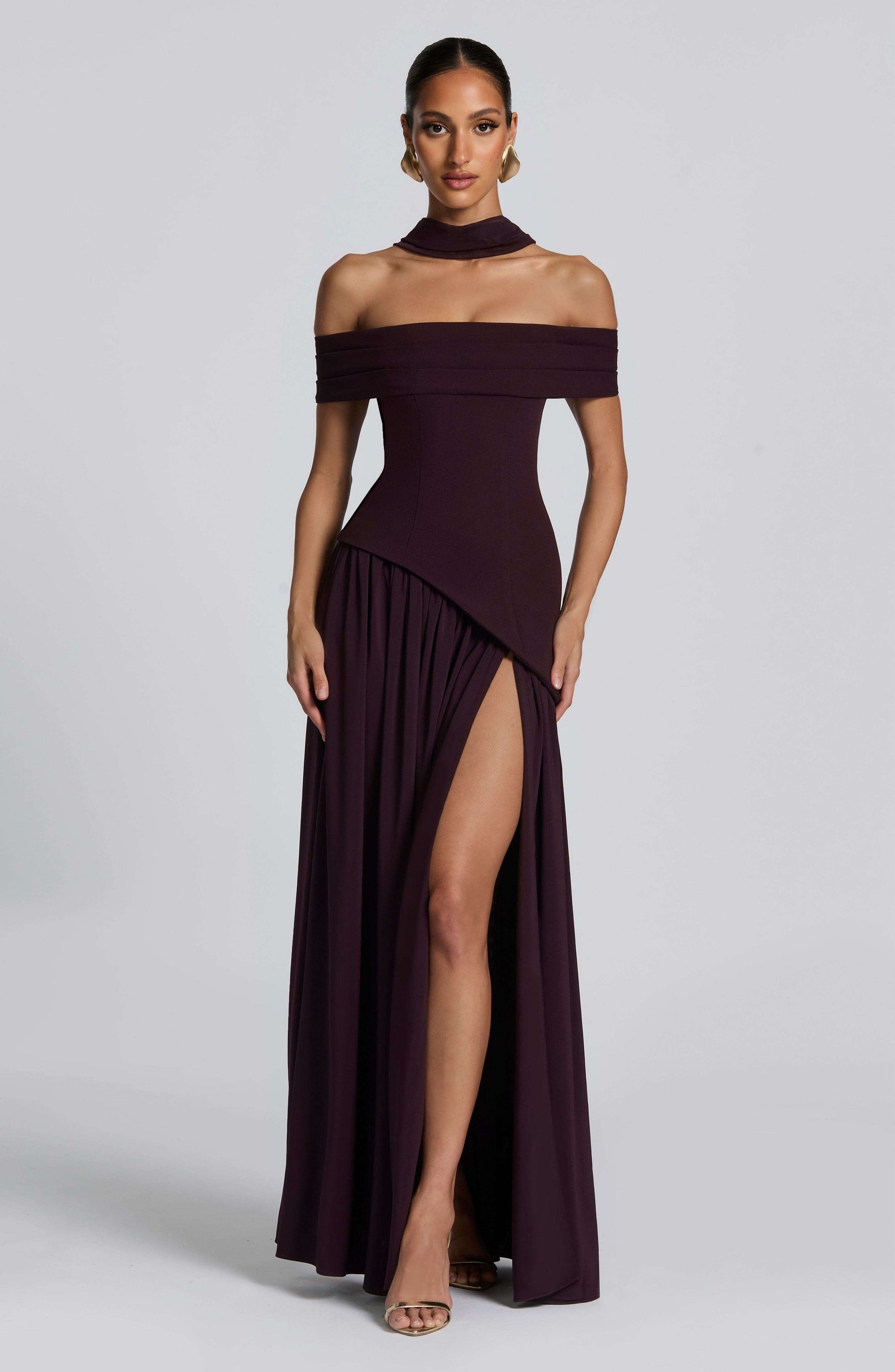 Delilah Maxi Dress - Plum Ryvelle