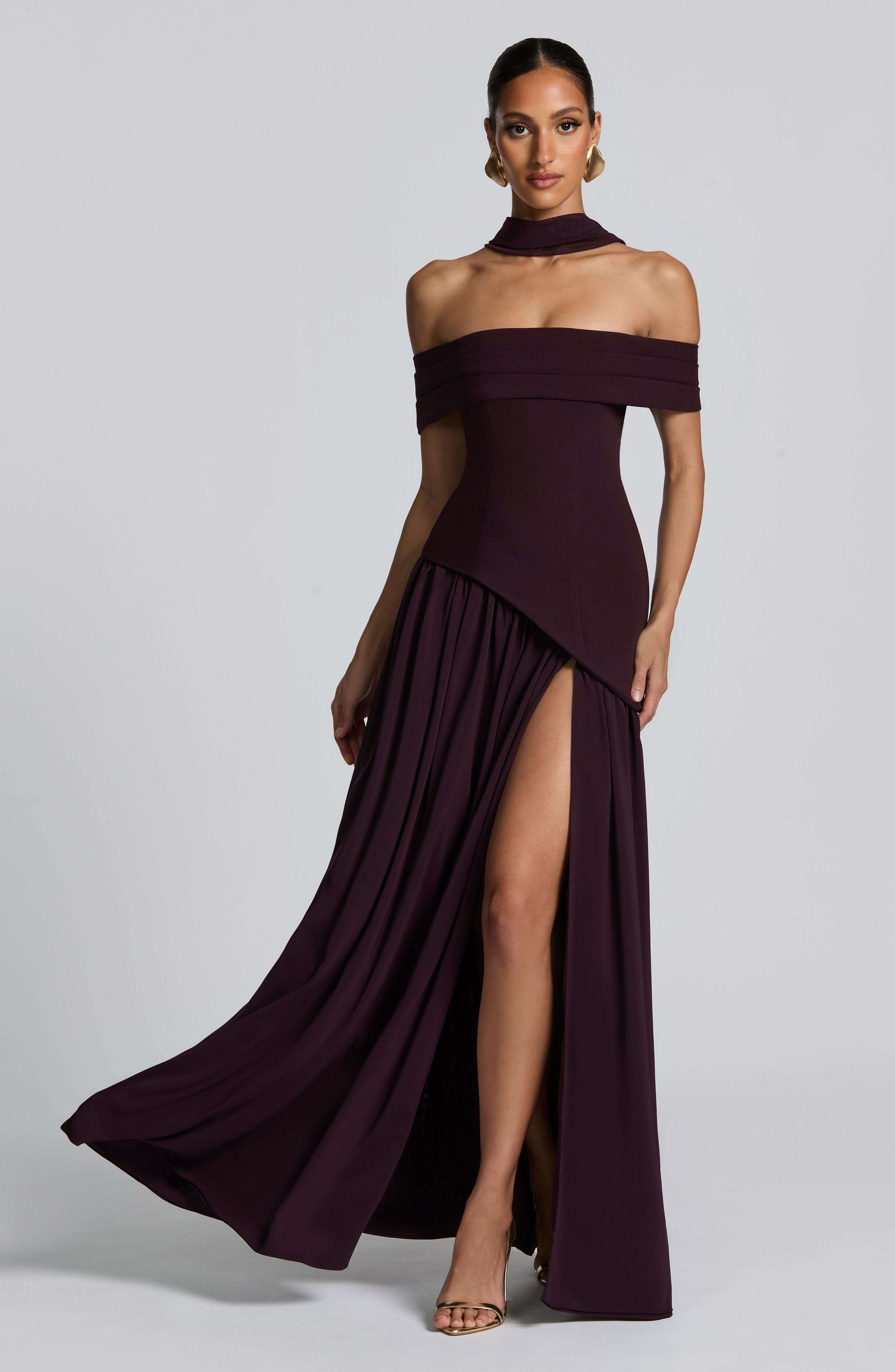Delilah Maxi Dress - Plum Ryvelle
