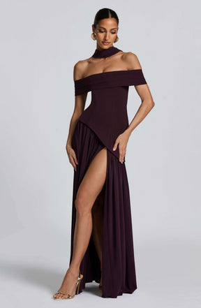 Delilah Maxi Dress - Plum Ryvelle