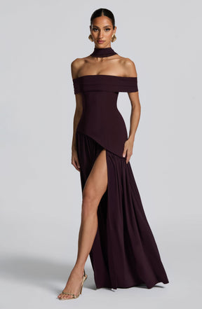Delilah Maxi Dress - Plum Ryvelle